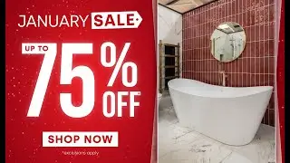 Bathshack January Sale I Up to 75% OFF Bathrooms, Tiles & Suites | Limited Time Deals I IE
