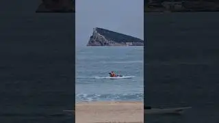Would You Do A Canoe Trip Along The Levante Beach? #benidorm #alicante #costablanca #canoe