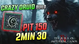 CRAZY Druid Build Pit 150 DONE - S10 Diablo 4