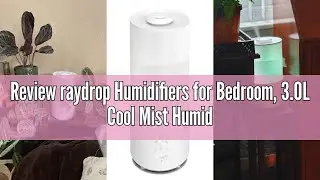 Review raydrop Humidifiers for Bedroom, 3.0L Cool Mist Humidifiers for Large Room & Home, Top Fill A