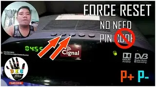 Force Reset Cignal Box Receiver | No Pin Needed | Step by Step Tutorial - Pinoy Tips