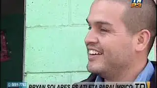 Historias que son noticias: Bryan Solares es atleta paral&iacute;mpico