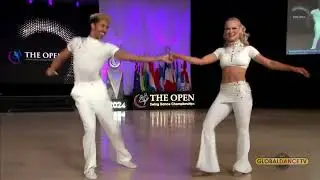 Sebastian Quinones and Elina Sharipova - 1st Place Rising Star - The Open 2024
