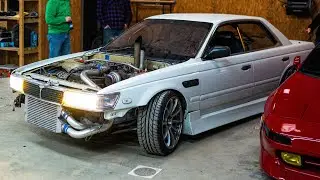 Taking Apart My Running Nissan Laurel C33 in 9 Minutes