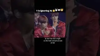 tae ignore jk whole time 😓🔥👀#taekook #vkook #bts #taekooklover #fyp #foryou #kookie #tae #kookv