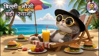 Billi Mausi Badi Sayani | बिल्ली मौसी बड़ी स्यानी | Hindi rhymes for kids | Nursery rhyme। Rhymes