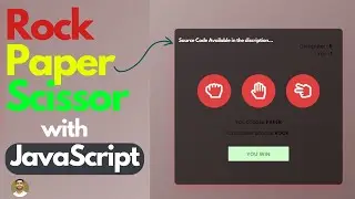 Rock Paper Scissors Game | Rock Paper Scissors Game JavaScript #javascriptproject #javascriptgame