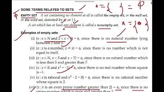 SET [CLASS:-11] [LECTURE 2]:-TYPES OF SETS