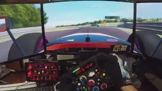 rFactor 2 F1 2017 Hugaroring Onboard lap
