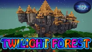 TEKKIT HEROES #13  ENTER THE TWILIGHT FOREST !!