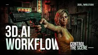 From 3D to AI: My Cyberpunk Workflow