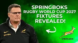 Springboks' Rugby World Cup 2027 Fixtures Revealed