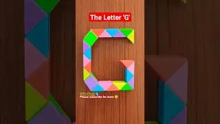 Snake cube pattern | How to make Letter G #viral