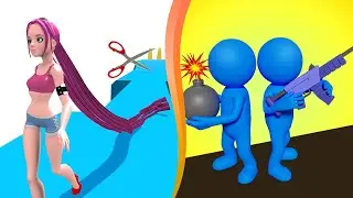 🔔 🍃 Hair Rush Vs They Are Coming in New Levels Mobile Game Update Trailer iOS,Android LCWE7F2