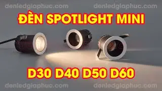 Review đ&egrave;n spotlight &acirc;m trần mini chiếu gom s&aacute;ng phạm vi nhỏ
