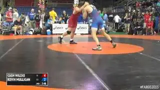 195 Quarterfinal - Kevin Mulligan (New Jersey) vs. Cash Wilcke (Iowa)
