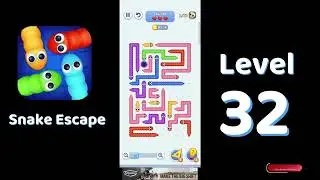 Snake Escape Level 32 Walkthrough 🐍 | Calm Puzzle Escape Game | SolutionGuruji