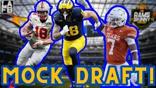 Los Angeles Rams Mock Draft 1.0 | Rams Get An Offensive Playmaker In The First Round