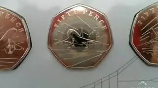 2019 Concorde 50p Coin Set - Supersonic Concorde 50th Anniversary 50p Coin