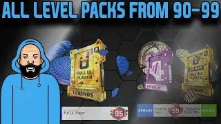 ALL LEVEL PACKS FROM LEVEL 91 TO LEVEL 99 | MADDEN 19 ULTIMATE TEAM