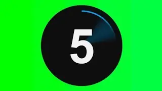5 Second Timer Green Screen No Copyright
