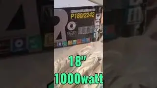 18 inch 1000 watt Bass speaker P audio Speaker unboxing jigar dj