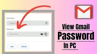 How To View Gmail Password In PC/Laptop | See Gmail Id Password (Secure Account & Manage Passwords)