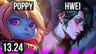 POPPY & Twitch vs HWEI & Jhin (SUP) | 5/0/8 | KR Grandmaster | 13.24