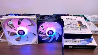 Reviews e testes FAN THERMALRIGHT TL-C12C e TL-C14C fan de 120 e 140mm
