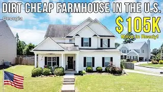 DIRT-CHEAP FARMHOUSES IN GEORGIA | Move-In Ready Homes