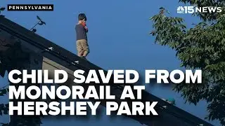 Child walks on Hersheypark monorail tracks, rescued before getting hurt