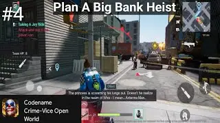 Codename: Crime Vice - Mastermind Bank Heist Plan! (Episode 4) | Open World Crime Strategy