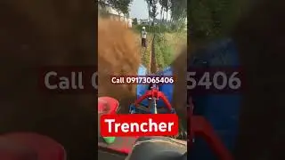 Trencher attachment for all brand #tractor #trending #automobile #farmmachinery #machinery #grader