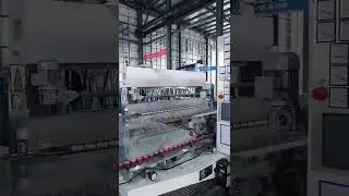 Automatic Horizontal Glass Double Edger and Washing Machine #glassedging #glassmachine