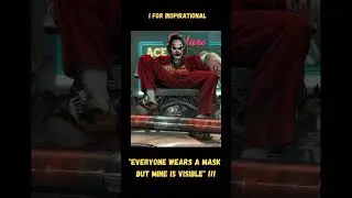 Powerful joker quote || badass attitude #ytshortsindia #shorts #yttrending #attitudestatus