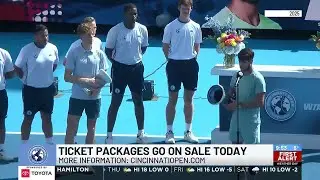 Cincinnati Open ticket packages go on sale Thursday