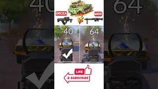MG3 vs GROZA 😱CAR DAMAGE TEST#pubg #shorts #viral #bgmi #car #pubgmobile #mkjani
