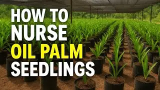 Step by Step Guide on How to Nurse Oil Palm Seedlings 