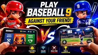 How to Play Baseball 9 Against Your Friend | Baseball 9 Local Multiplayer | Baseball 9 Friend Match