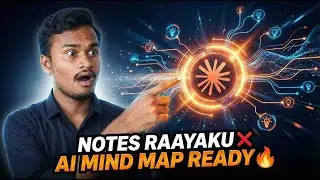 Notes Raayaku ❌ Claude AI Mind Map Ready Bayyaa 🔥 Content Planning Easy!