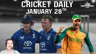 Cricket Daily 28th January | England Break Their Drought, South Africa Fire & More U19 WC Action