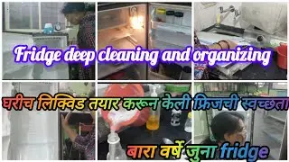 याप्रकारे प्रीत स्वच्छ केला तर फ्रीज वर्षानुवर्षे खराब होणार नाही fridge deep cleaning and organise 