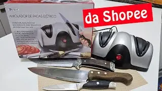 TESTEI O Afiador de Faca Elétrico da Shopee E Descobri O SEGREDO PARA NÃO SE ARREPENDER!