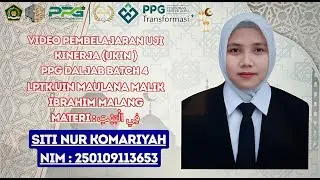 PPG DALJAB 4 SITI NUR KOMARIYAH