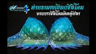 ทำบรานางเงือกซิลิโคน จากกาวซิลิโคนติดตู้ปลา 🇹🇭
