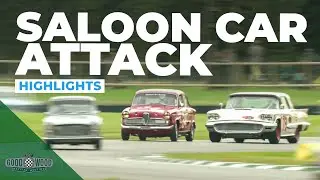 St Mary's Trophy pt2 2021 | Highlights | Goodwood Revival | '50s touring cars in hair-raising race