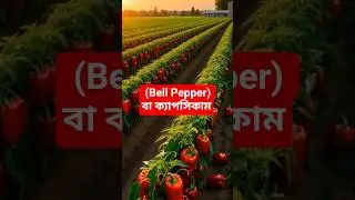 (Bell Pepper) বা&nbsp;ক্যাপসিকাম🌶️🫑 #song #bollywood #nature #frouts