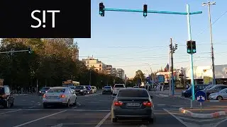 Constanta - Faleza Sud Catre City Park Mall In Trafic