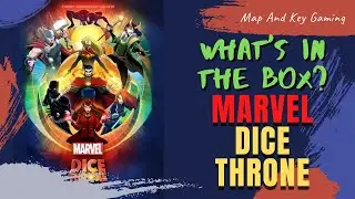 What's In The Box? Marvel Dice Throne Champion Edition Unboxing Kickstarter Roxley Games