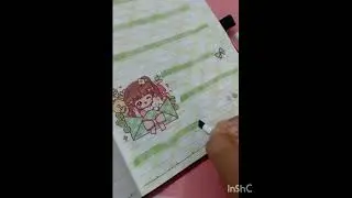 Kawaii cute journal making green 💚 🟩 😍 💖 #kawaii #green #journal #cute 😉😉🥰🥰🤪🤗🤗